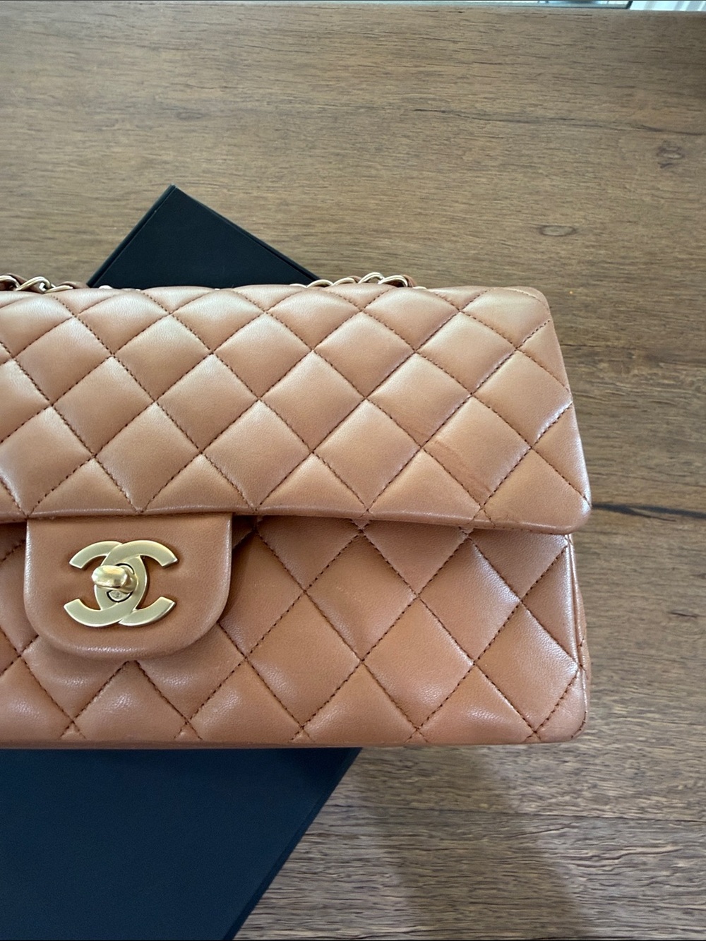CHANEL small double flap with gold hardware - Picture 12 of 12